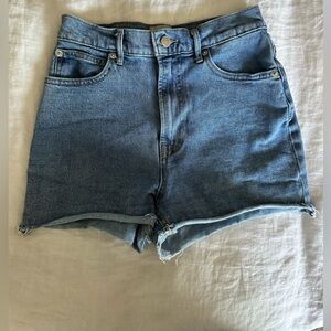 Everlane Blue Denim Women Shorts